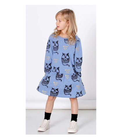 MINTI GIRLS BRR CAT DRESS