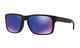 OAKLEY HOLBROOK - MATTE BLACK/  RED IRIDIUM