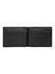 QUIKSILVER NEW MISS DOLLAR II LEATHER WALLET - BLACK