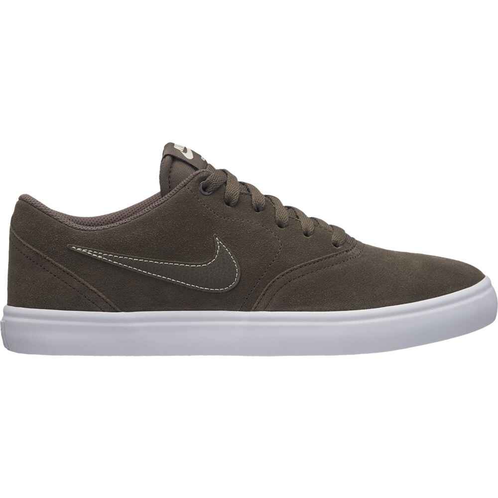 NIKE SB CHECK SOLAR SHOE - GREY/WHITE -201 - Footwear-Shoes : Sequence ...