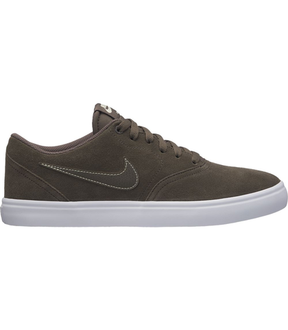 NIKE SB CHECK SOLAR SHOE - GREY/WHITE -201