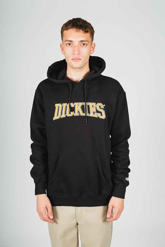 DICKIES PENNELLVILLE POP OVER HOODY - BLACK - Mens-Tops : Sequence Surf ...
