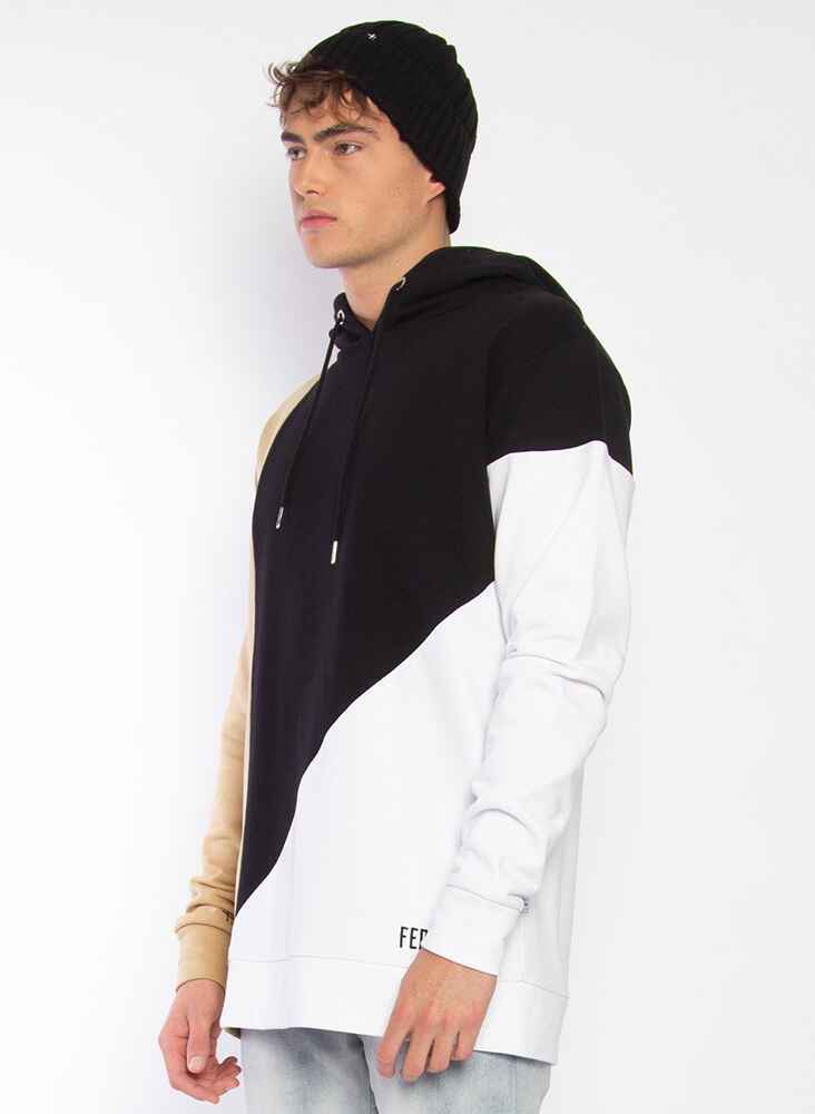 FEDERATION MENS SLASH HOOD - BLACK - Mens-Tops : Sequence Surf Shop ...