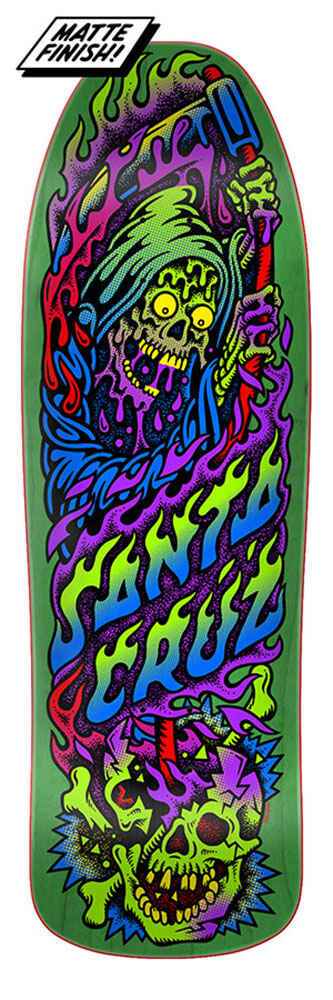 SANTA CRUZ DEATH PARTY PREISSUE DECK 9.35 Skate Decks