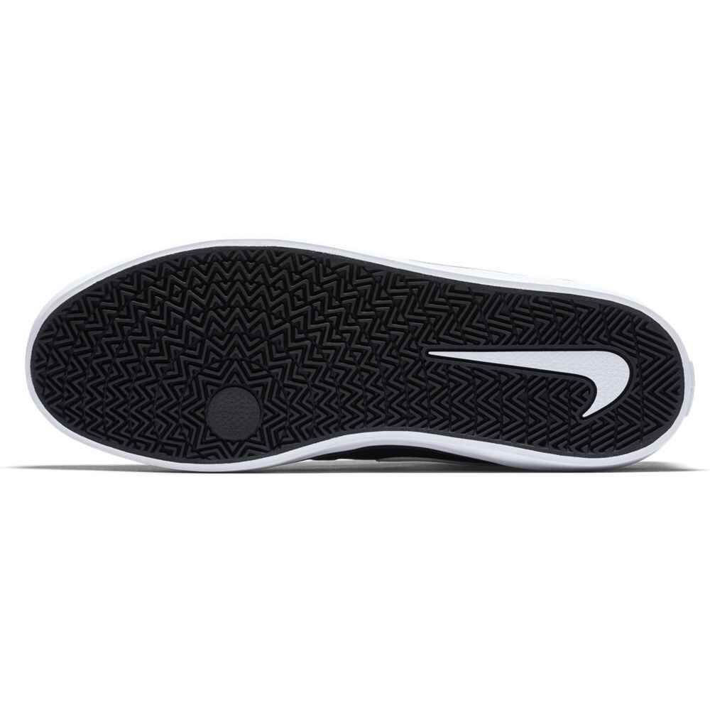 NIKE SB CHECK SOLARSOFT SHOE BLACK WHITE SUEDE Footwear