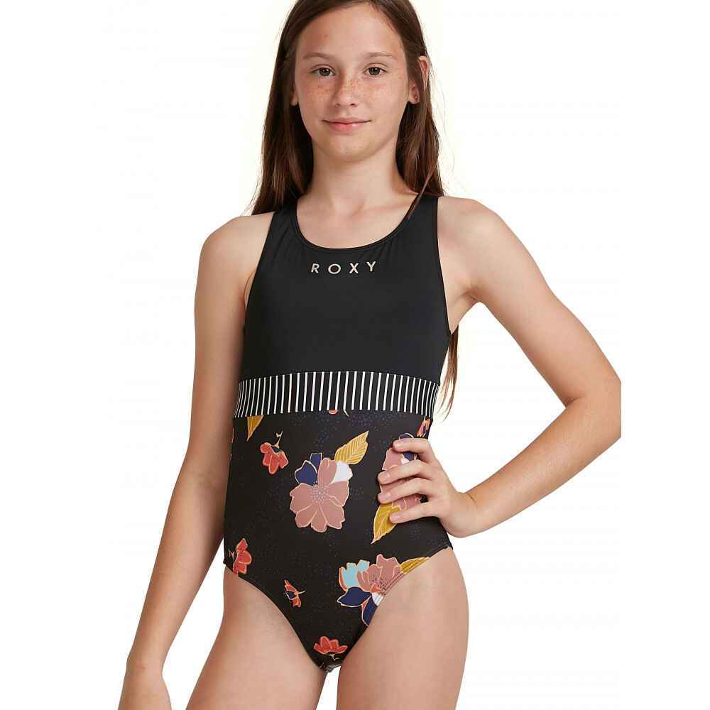 ROXY TEENS RIDING TIME SPORTY ONE PIECE SWIMSUIT NEW TOWN Youth   14001 