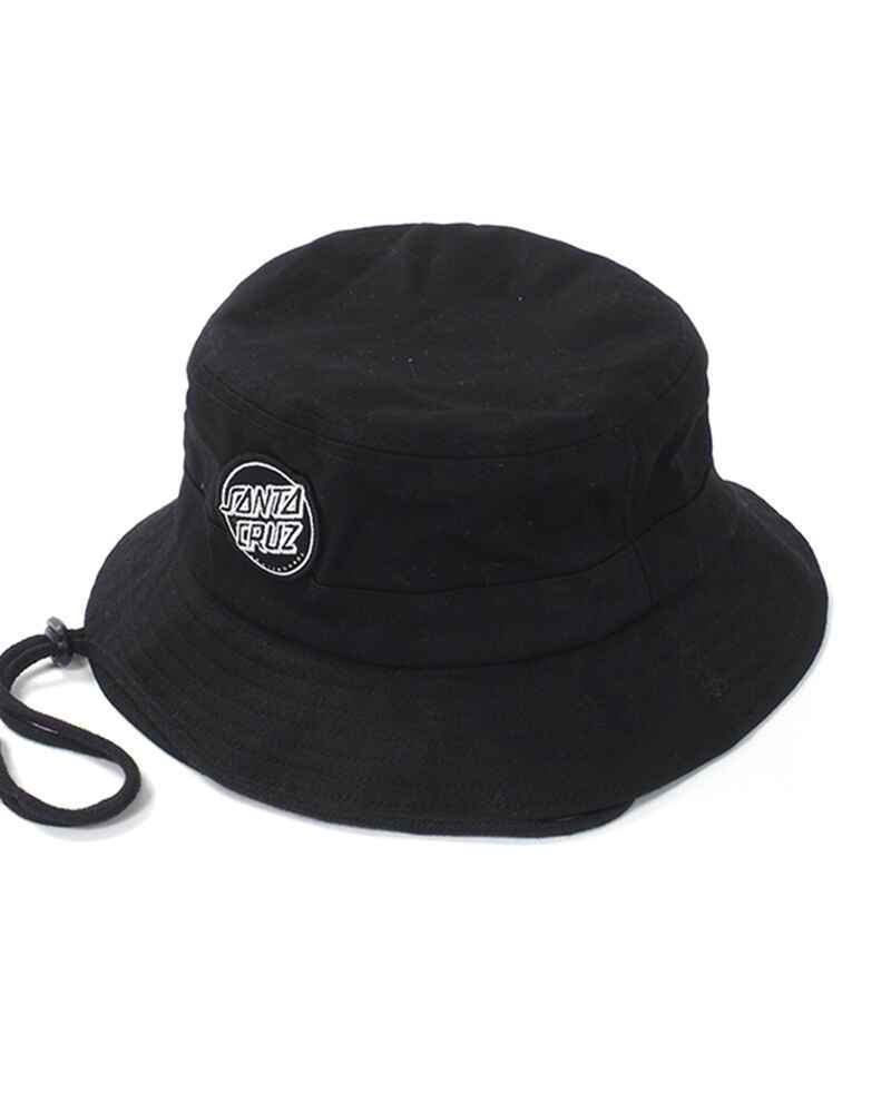 SANTA CRUZ APTOS 2 BUCKET HAT BLACK SANTA CRUZ SK8 S20