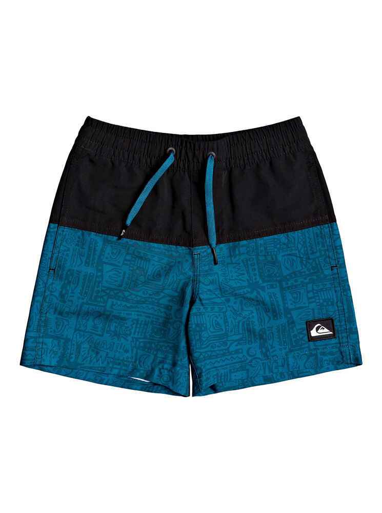 QUIKSILVER KIDS MAGIC FIVE 12'' VOLLEY BOARDSHORT - BLACK - Youth -Boys ...