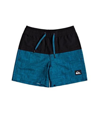 QUIKSILVER KIDS MAGIC FIVE 12'' VOLLEY BOARDSHORT - BLACK