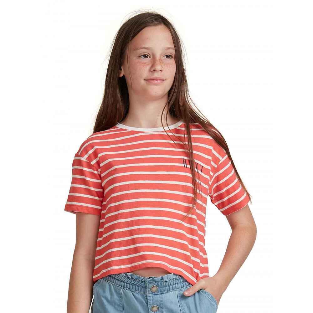 Girls striped clearance tee