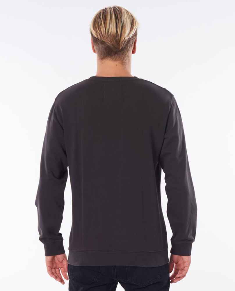 RIPCURL MENS ORIGINAL SURFERS CREW - WASHED BLACK - Mens-Tops ...