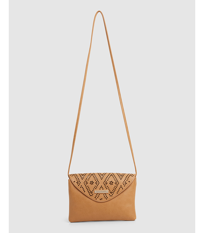 BILLABONG LADIES CARRIED AWAY FESTIVAL PURSE - TAN