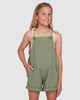 BILLABONG GIRLS MONTANA PLAYSUIT - OLIVE