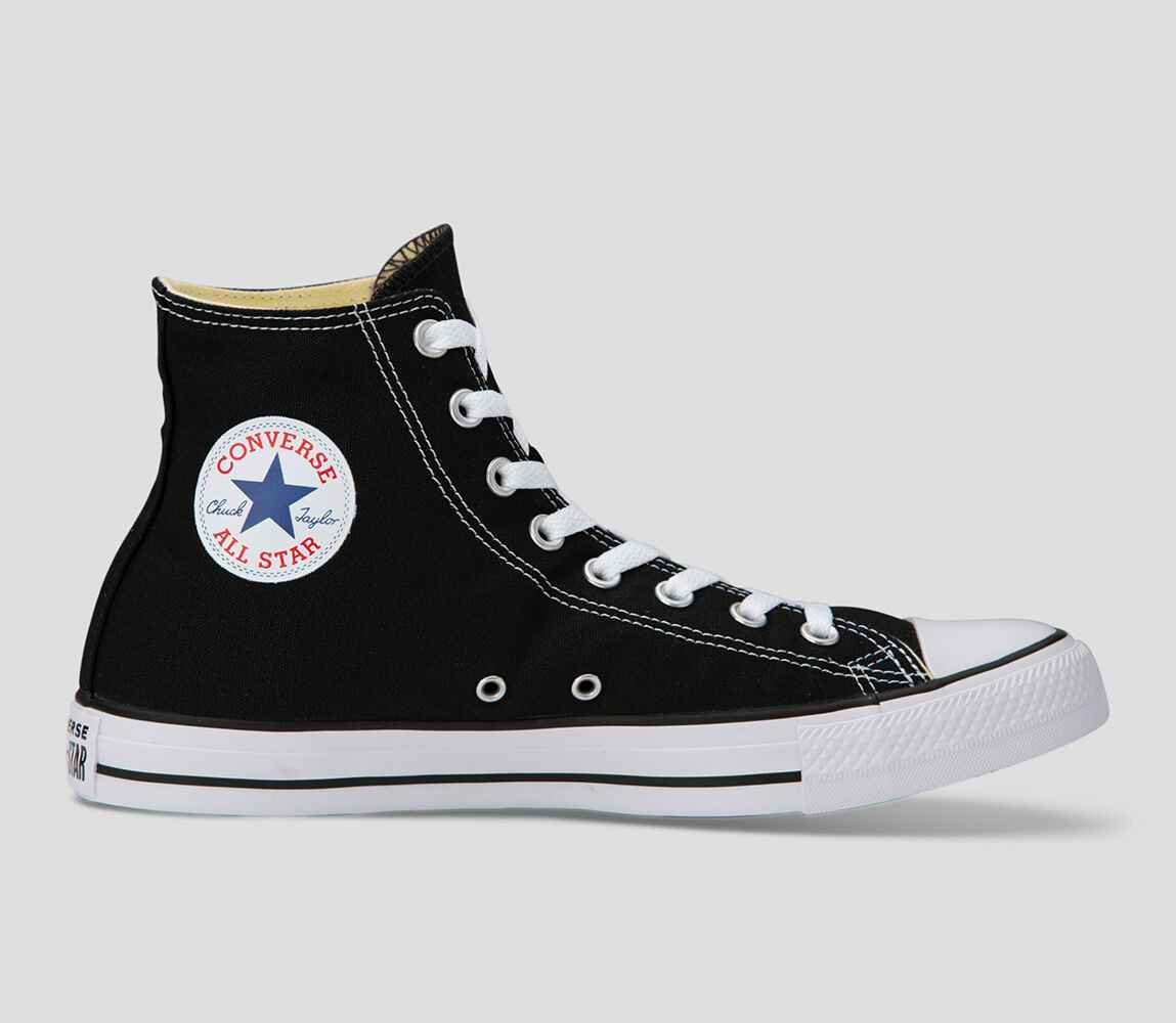 CONVERSE CHUCK TAYLOR ALL STAR HI - BLACK / WHITE - Footwear-Shoes ...