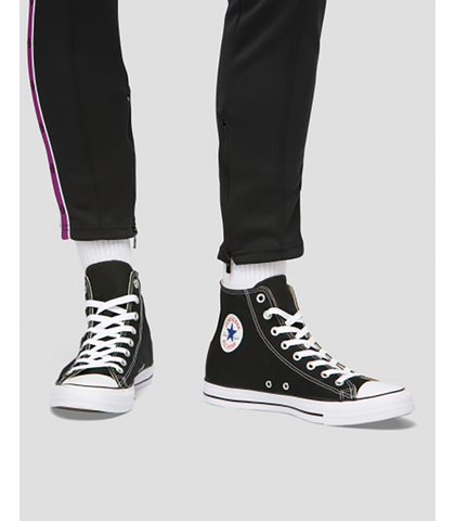 CONVERSE CHUCK TAYLOR ALL STAR HI - BLACK / WHITE - Footwear-Shoes ...