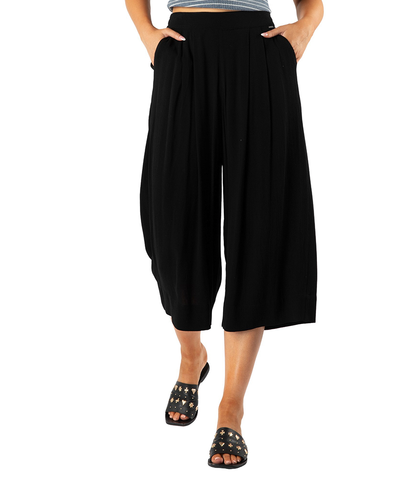 RUSTY LADIES BLAIR FLARE PANT - BLACK - Womens-Bottoms : Sequence Surf ...