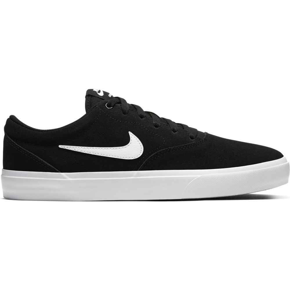 NIKE SB CHARGE SUEDE SHOE - BLACK / WHITE - Footwear-Shoes : Sequence ...