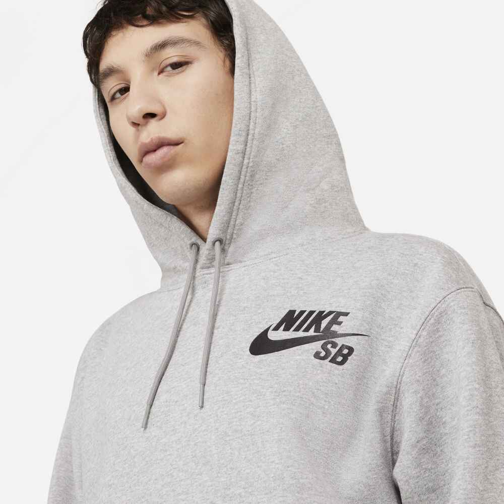 Nike sb icon hoodie 2025 grey