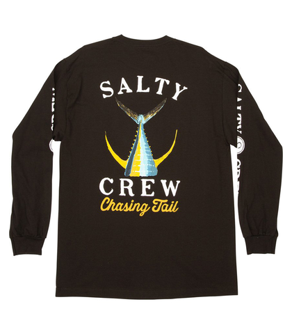 SALTY CREW MENS TAILED L/S TEE - BLACK - Mens-Tops : Sequence Surf Shop ...