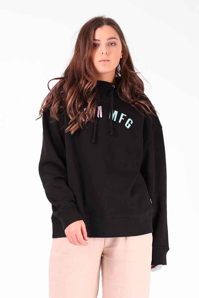 RPM LADIES POPOVER HOOD - BLACK - Womens-Top : Sequence Surf Shop - RPM ...