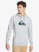 QUIKSILVER MENS COMP LOGO HOOD - ATHLETIC HEATHER