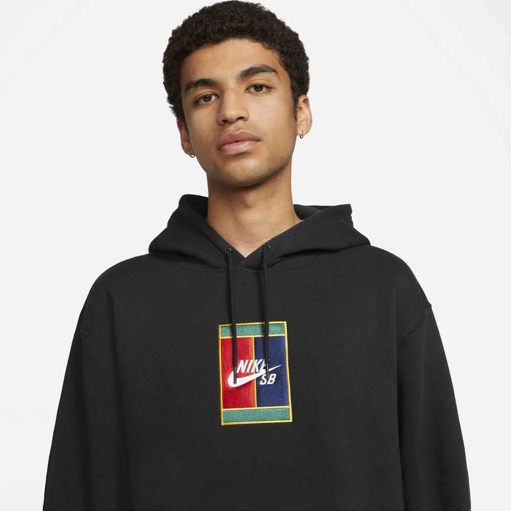 NIKE SB GFX HOODIE - BLACK - Mens-Tops : Sequence Surf Shop - NIKE