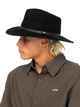 RUSTY MENS NED FELT HAT - BLACK