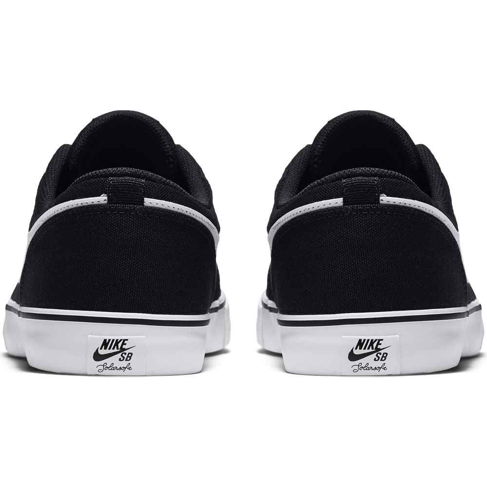 NIKE SB PORTMORE II SOLAR CANVAS SHOE BLACK WHITE Footwear Shoes Sequence Surf Shop NIKE 6.0 S18