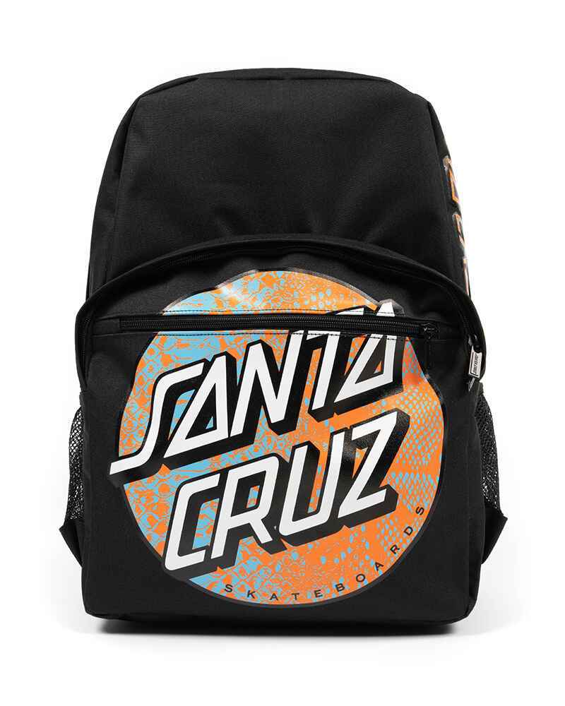 SANTA CRUZ SNAKE DOT BACKPACK BLACK SANTA CRUZ SK8 S21