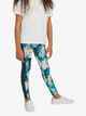 ROXY GIRLS GO FURTHER LEGGINGS - INDIGO TROPICAL STORM