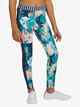 ROXY GIRLS GO FURTHER LEGGINGS - INDIGO TROPICAL STORM