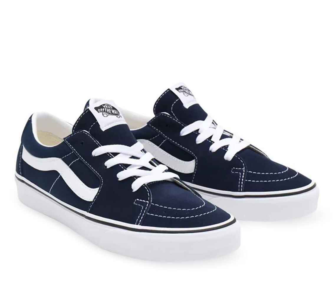 Blue vans hotsell low top