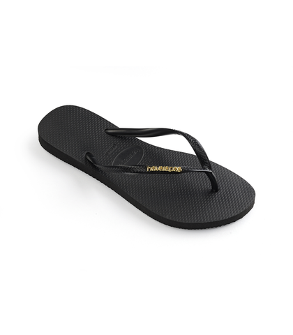 Havaianas slim black gold new arrivals