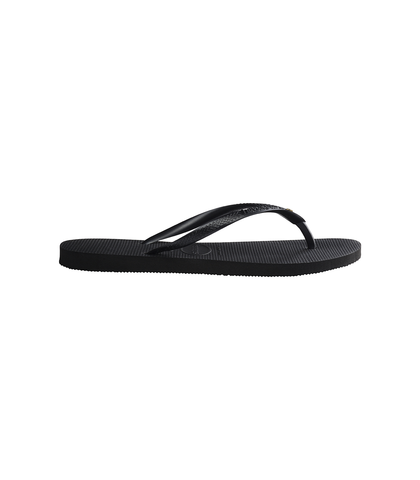 HAVAIANAS SLIM SW CRYSTAL JANDAL - BLACK - Footwear-Womens Jandals ...