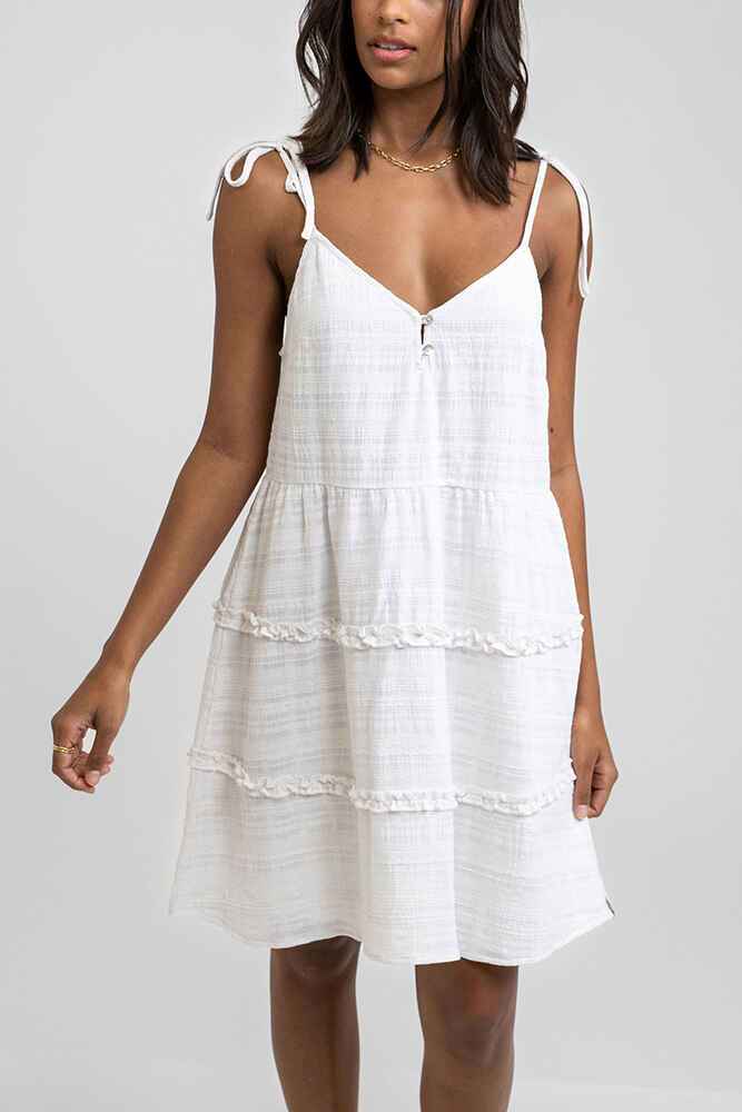 white surf dress