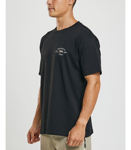 MAD HUEYS EARN YOUR STRIPES TEE - VINTAGE BLACK - Mens-Tops : Sequence ...