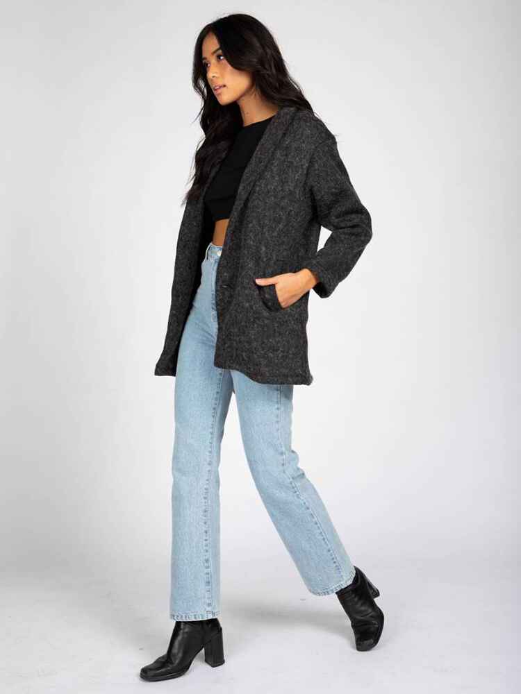 Dark grey clearance coat ladies