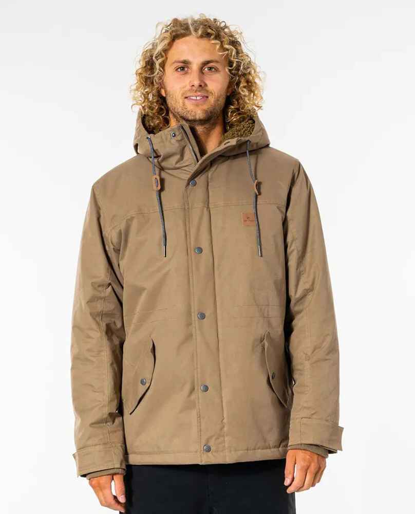 RIPCURL MENS ANTI SERIES EXIT JACKET - MEDIUM BROWN - Mens-Tops ...