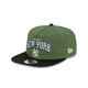 NEW ERA GOLFER FLATPEAK SNAPBACK CAP - NY - STENCIL / GREEN