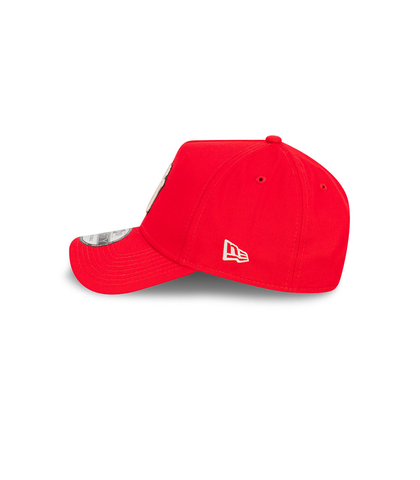 NEW ERA 940 A FRAME CAP - NY - SCARLET - - NEW ERA S22