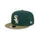 NEW ERA 5950 FLATPEAK FITTED CAP - CHICAGO - GREENS 