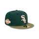 NEW ERA 5950 FLATPEAK FITTED CAP - CHICAGO - GREENS 