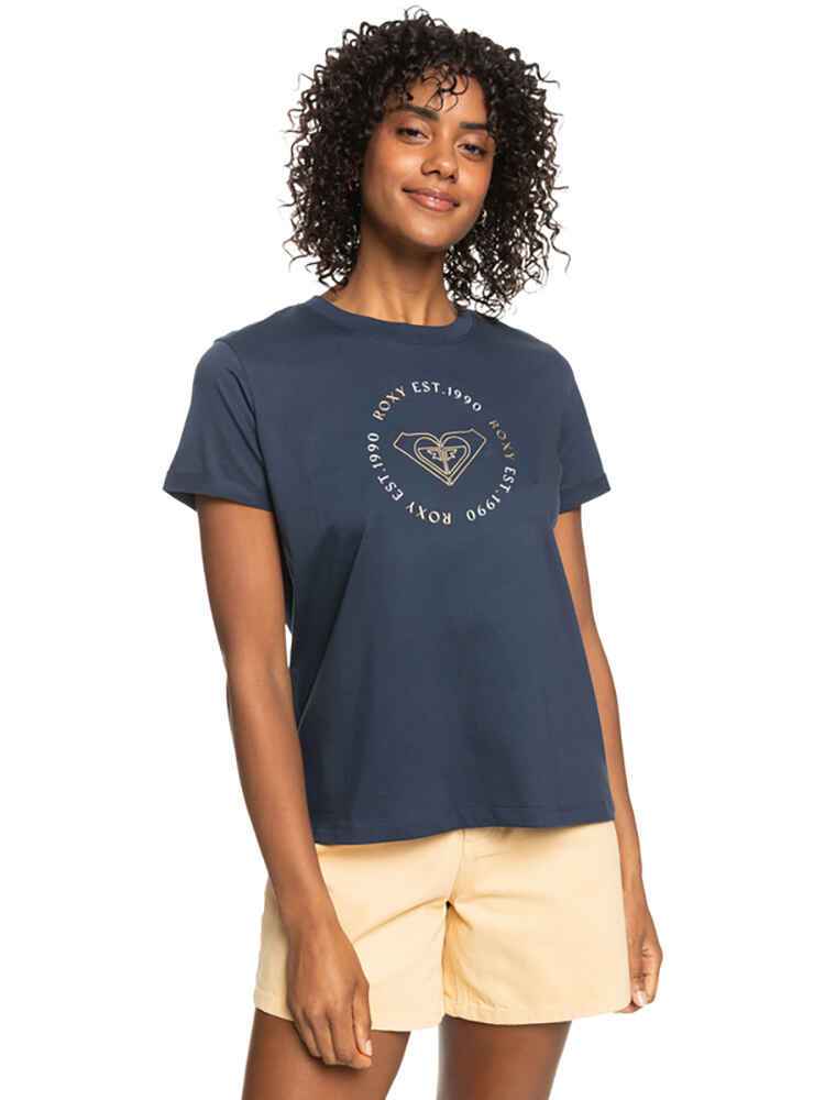 ROXY LADIES NOON OCEAN B TEE - MOOD INDIGO - Womens-Top : Sequence Surf ...