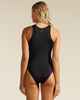 BILLABONG LADIES ADIV HIGH NECK ONE PIECE SWIMSUIT - BLACK