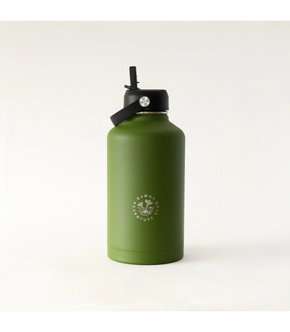 DAWNY ADVENTURE CLUB 1.9 LTR COOLER BOTTLE - MOSS