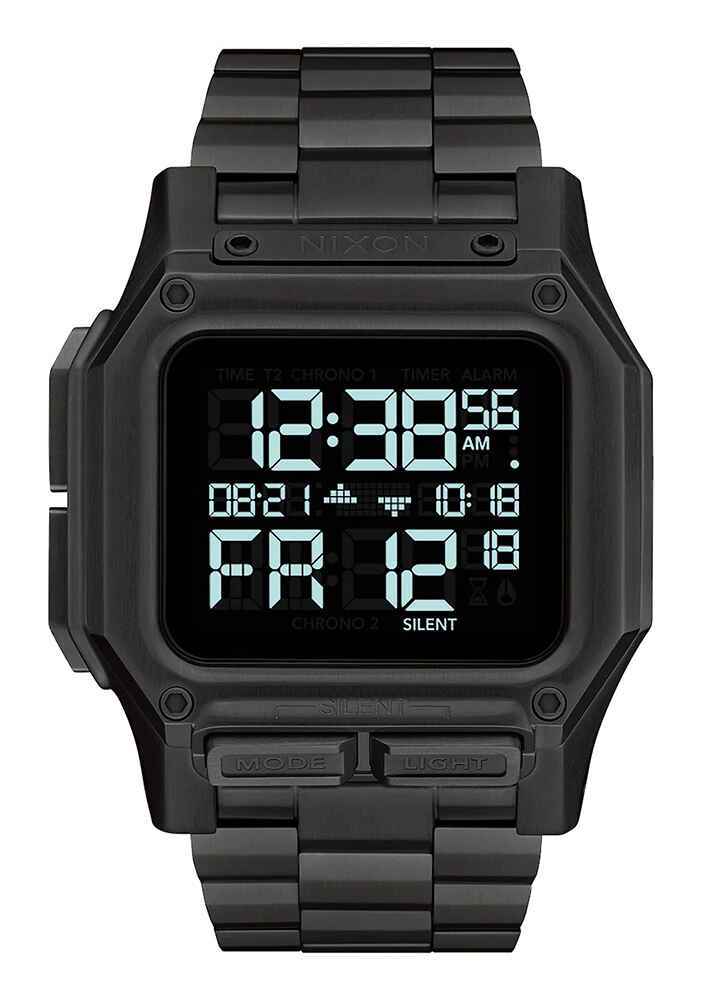 Nixon all black mens watch hot sale