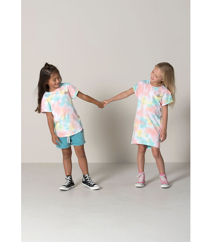 MINTI GIRLS FROSTY ROLLED UP TEE DRESS - MULTI - Youth -Boys Tee's ...