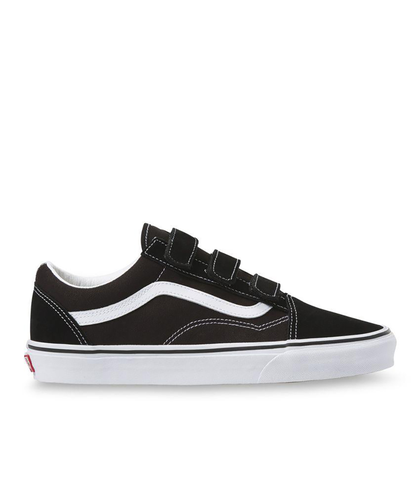 VANS OLD SKOOL VELCRO SHOE - BLACK / WHITE - Footwear-Shoes : Sequence ...