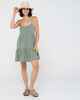 RUSTY LADIES SALTWATER SLIP DRESS - DUSTY TEAL