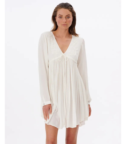 RIPCURL LADIES HAZEL DRESS - BONE